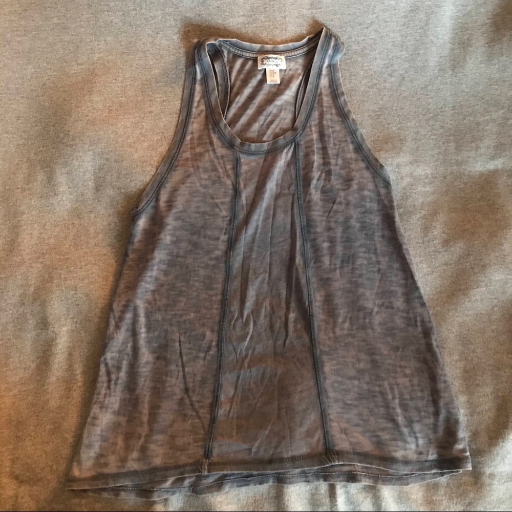 Blue-grey tank top